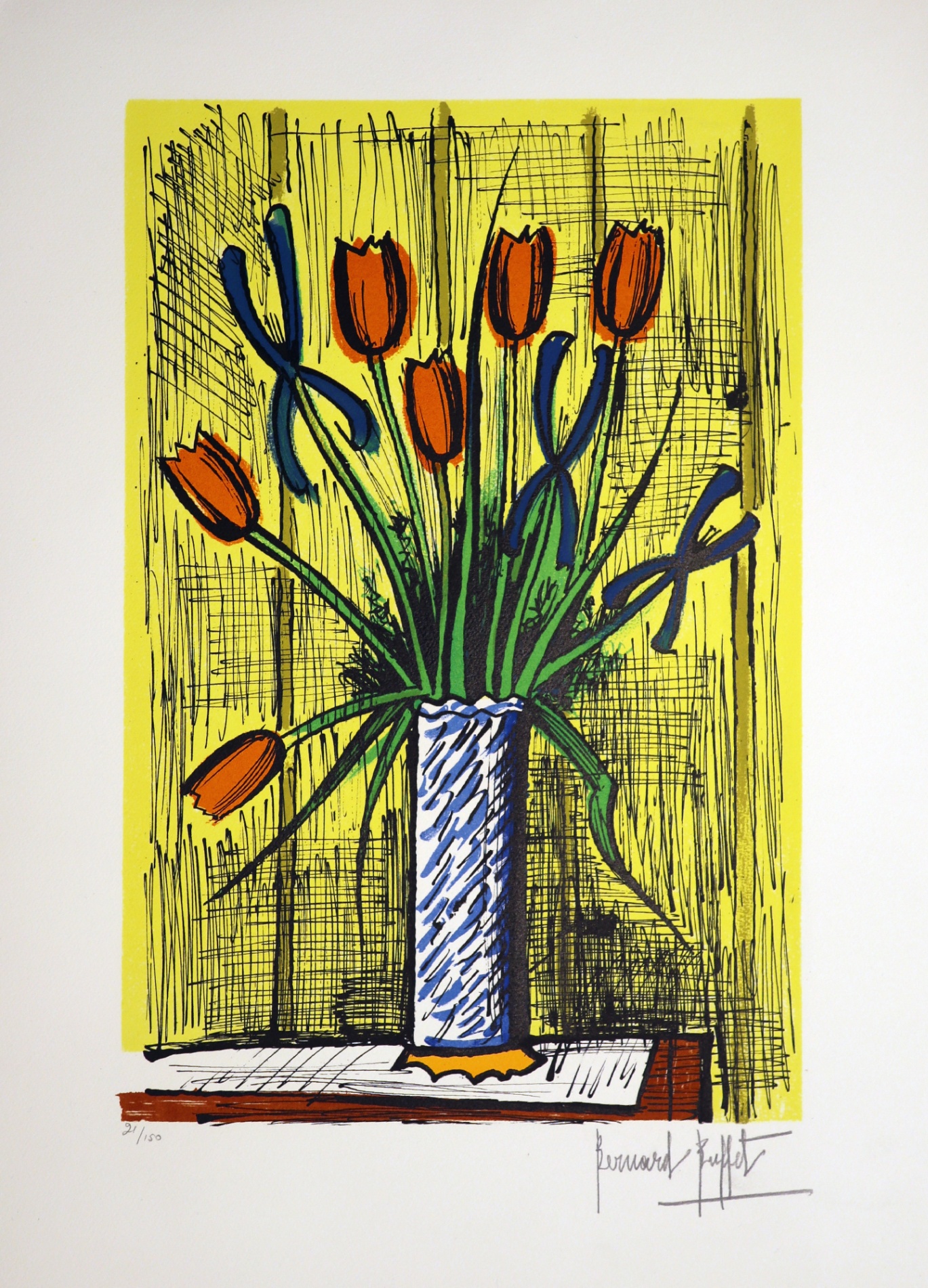 Tulipes et Iris